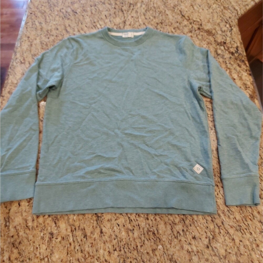 Tasc Sweatshirt Women's Medium Stadium FRENCH TERRY Green Heather Crewneck